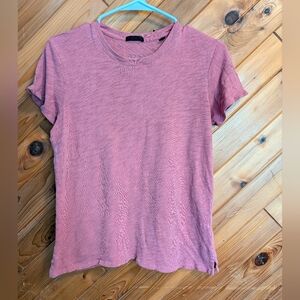 ATM Anthony Thomas Melillo Dusty Pink Short Sleeve Tee